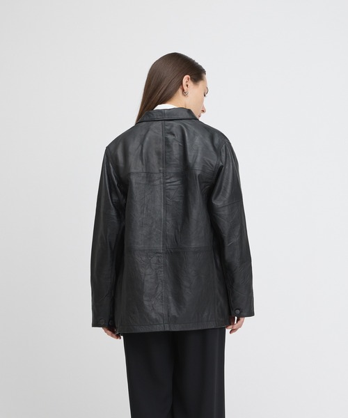 REDE×BIGMAC Leather Chore Coat（カバーオール）｜FRONT 11201