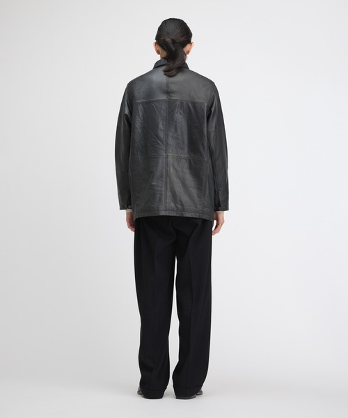 REDE×BIGMAC Leather Chore Coat（カバーオール）｜FRONT 11201