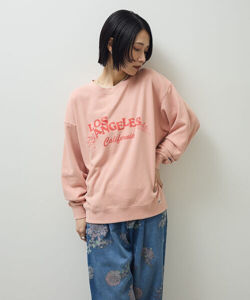 RUSSELL（ラッセル）の「■RUSSELL アソートプリントスウェット（スウェット・レディース・杢グレー/ライトピンク/チャコールグレー・FREE）」の8枚目の写真