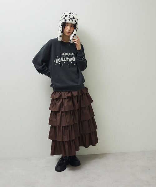 RUSSELL（ラッセル）の「■RUSSELL アソートプリントスウェット（スウェット・レディース・杢グレー/ライトピンク/チャコールグレー・FREE）」の13枚目の写真