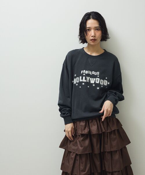 RUSSELL（ラッセル）の「■RUSSELL アソートプリントスウェット（スウェット・レディース・杢グレー/ライトピンク/チャコールグレー・FREE）」の15枚目の写真