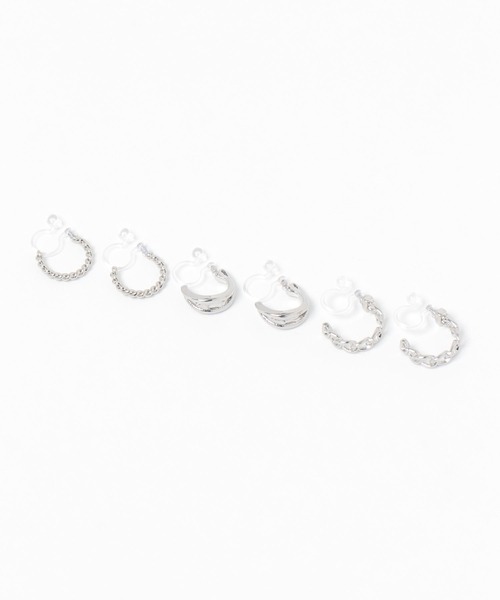 LAKOLE(ラコレ)の「スプリットフープノンホールピアス6点セット / 592895(イヤリング・レディース・その他1/その他2・FREE)」の2枚目の写真