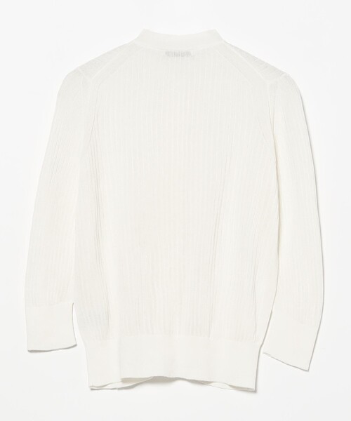 Demi-Luxe BEAMS（デミルクス ビームス）の「SLOANE / 14ゲージ ワイドリブ カーディガン（カーディガン/ボレロ・レディース・ブラック/ホワイト/ピンク・1/2）」の15枚目の写真