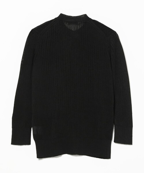 Demi-Luxe BEAMS（デミルクス ビームス）の「SLOANE / 14ゲージ ワイドリブ カーディガン（カーディガン/ボレロ・レディース・ブラック/ホワイト/ピンク・1/2）」の18枚目の写真