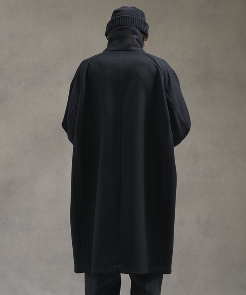 PUBLIC TOKYO Super140s オーバーサイズステンカラーコート PUBLIC TOKYO（パブリックトウキョウ） ステンカラーコート コート