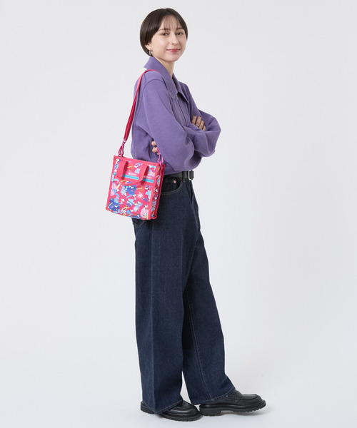 LeSportsac(レスポートサック)の「MINI N/S TOTE ピーナッツプレイタイム(ショルダーバッグ・レディース・ピンク・FREE)」の3枚目の写真