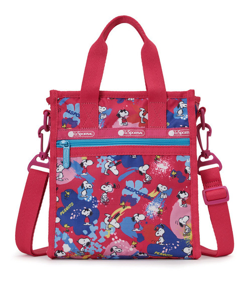LeSportsac(レスポートサック)の「MINI N/S TOTE ピーナッツプレイタイム(ショルダーバッグ・レディース・ピンク・FREE)」の4枚目の写真