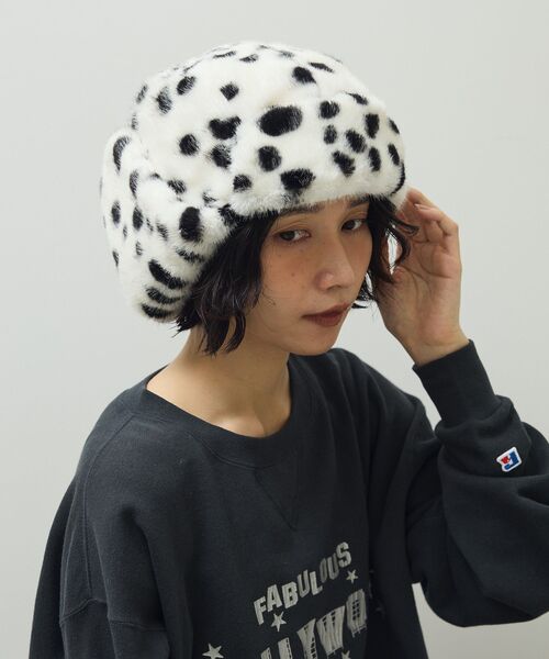 CONTROL FREAK（コントロールフリーク）の「■別注 CONTROLFREAK フライトキャップ（ニットキャップ/ビーニー・レディース・ベージュ/アイボリー・FREE）」の6枚目の写真