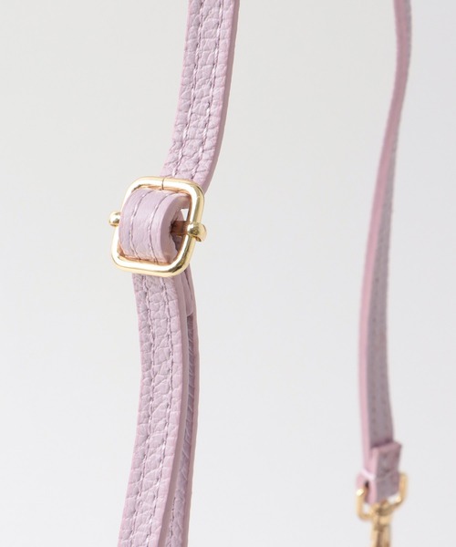 Jines（ジネス）の「ギャザーショルダーバッグ【MALRON/マルロン】（ショルダーバッグ・レディース・ホワイト・フリー）」の2枚目の写真