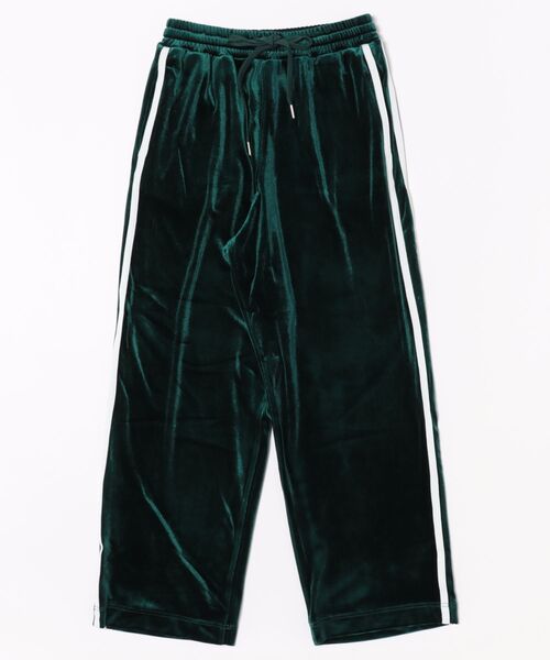 STYLEBLOCK(スタイルブロック)の「ベロアサイドラインストレートパンツ(その他パンツ・レディース・ブラウン/グリーン/ブラック/グレー・M)」の4枚目の写真