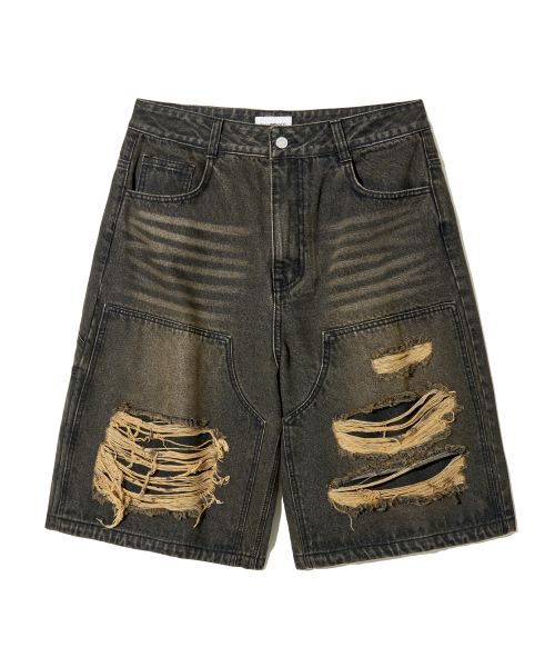 F.ILLUMINATE（フィルミネイト）の「ローカットデニムショーツ-ブラウン（デニムパンツ・レディース・その他・SMALL/MEDIUM/LARGE）」の6枚目の写真