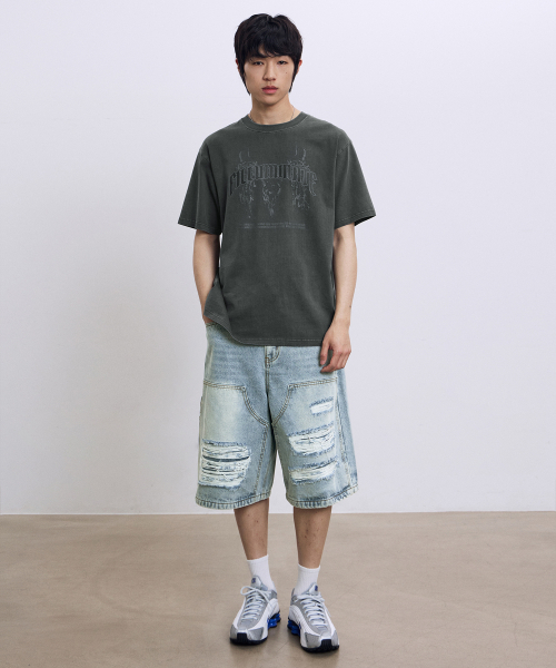 F.ILLUMINATE（フィルミネイト）の「ローカットデニムショーツ-ブラウン（デニムパンツ・レディース・その他・SMALL/MEDIUM/LARGE）」の9枚目の写真