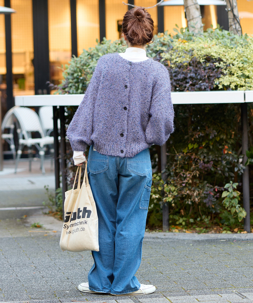 未使用 センソユニコ 慈雨 カーディガン ターコイズブルー ボレロ 40