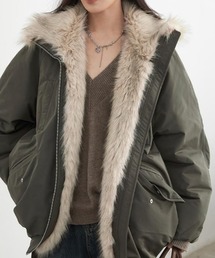 GEMEDA（ジェメダ）の「フェイクファーカラーボリュームブルゾン（ブルゾン）」