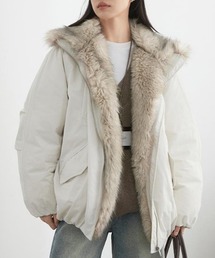 GEMEDA（ジェメダ）の「フェイクファーカラーボリュームブルゾン（ブルゾン）」