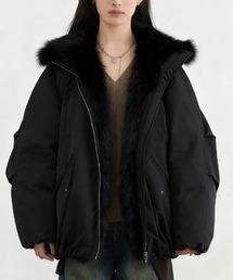 GEMEDA（ジェメダ）の「フェイクファーカラーボリュームブルゾン（ブルゾン）」