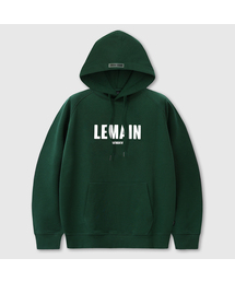 LEMAIN SECOND（リメインセカンド）の「OVERFIT SIGNATURE LOGO HOODIE [GREEN] - FLEECE ver（パーカー）」