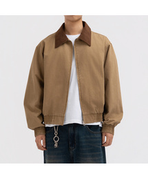 UNDEROFF（アンダーオフ）の「ウォッシュドクロップワークブルゾンジャケットキャメル（MA-1）」