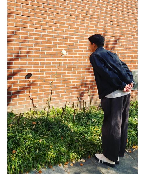 MUSINSA STANDARD（ムシンサスタンダード）の「コットンワイドバルーンパンツ[ダークグレー]（その他パンツ・メンズ・その他・40/38/36/34/32/30/31/33/26/27/28/29）」の14枚目の写真