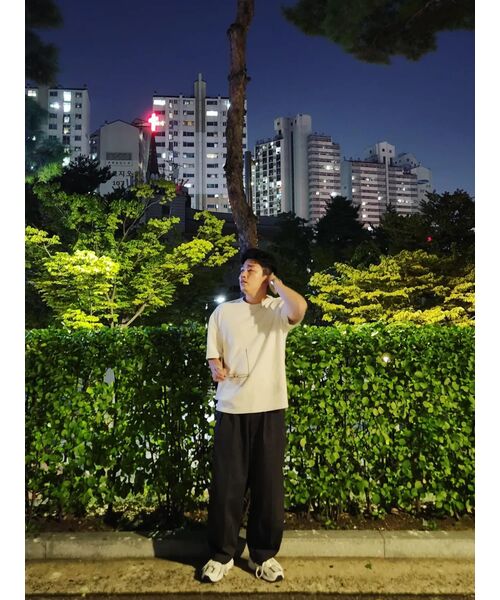 MUSINSA STANDARD（ムシンサスタンダード）の「コットンワイドバルーンパンツ[ダークグレー]（その他パンツ・メンズ・その他・40/38/36/34/32/30/31/33/26/27/28/29）」の17枚目の写真