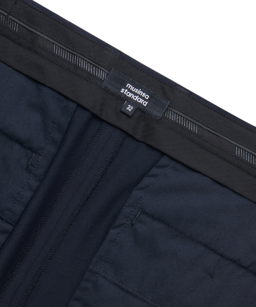 MUSINSA STANDARD（ムシンサスタンダード）の「セミワイドスリット隠しバンディングスラックス[ネイビー]（スラックス・メンズ・その他・40/42/26/27/28/29）」の7枚目の写真