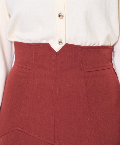 AND COUTURE(アンドクチュール)の「インナーミニティアードスカート(スカート・レディース・ダークブラウン/ボルドー/ブラック・SMALL/MEDIUM)」の9枚目の写真
