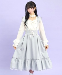 Secret Honey | Wフリルサスペンダー付ミディスカート(スカート)