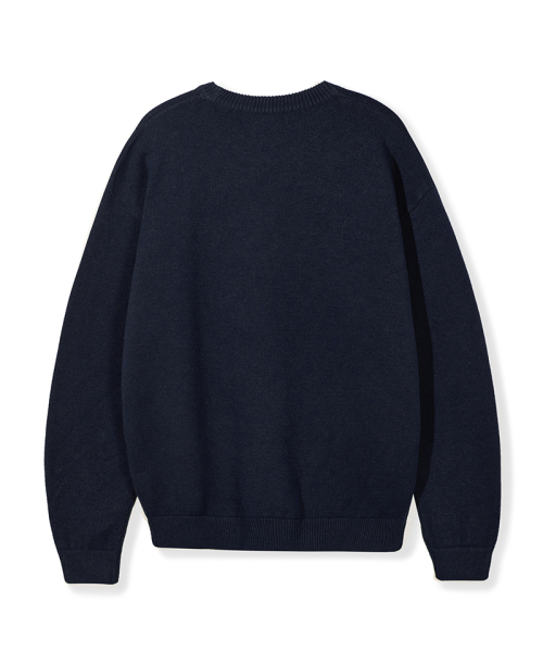NODU（ノードユー）の「メイプル ベーシック ラウンド ニット [ネイビー]（ニット/セーター・メンズ・その他・MEDIUM/LARGE）」の9枚目の写真