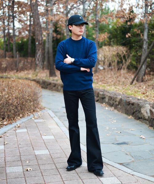 NODU（ノードユー）の「メイプル ベーシック ラウンド ニット [ネイビー]（ニット/セーター・メンズ・その他・MEDIUM/LARGE）」の6枚目の写真