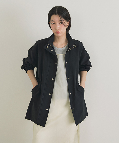 LINGSEOUL(リングソウル)の「high neck string jumper-black(ナイロンジャケット・レディース・その他・FREE)」の2枚目の写真