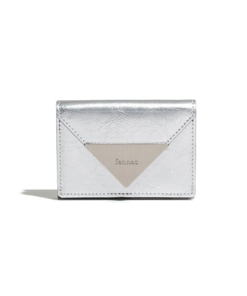 FENNEC(フェネック)の「CRINKLE TRIANGLE TRIPLE WALLET - SILVER(財布・レディース・その他・FREE)」の2枚目の写真