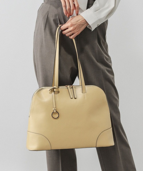 GLOBAL WORK（グローバルワーク）の「スペ軽撥水A4ボストン/621478（ボストンバッグ・レディース・イエロー系その他2/ベージュ/アイボリー/ブラック・ONE SIZE）」の4枚目の写真