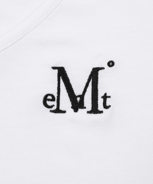 MUCENT(ムセント)の「オニキスシースルーシグネチャーロゴVネッククロップ半袖Tシャツ(7カラー)(Tシャツ/カットソー・レディース・Beige/ネイビー/ホワイト/チャコールグレー/ブラック/カーキ/スカイブルー・FREE)」の14枚目の写真