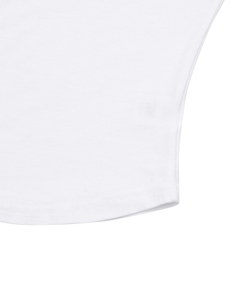 MUCENT(ムセント)の「オニキスシースルーシグネチャーロゴVネッククロップ半袖Tシャツ(7カラー)(Tシャツ/カットソー・レディース・Beige/ネイビー/ホワイト/チャコールグレー/ブラック/カーキ/スカイブルー・FREE)」の15枚目の写真