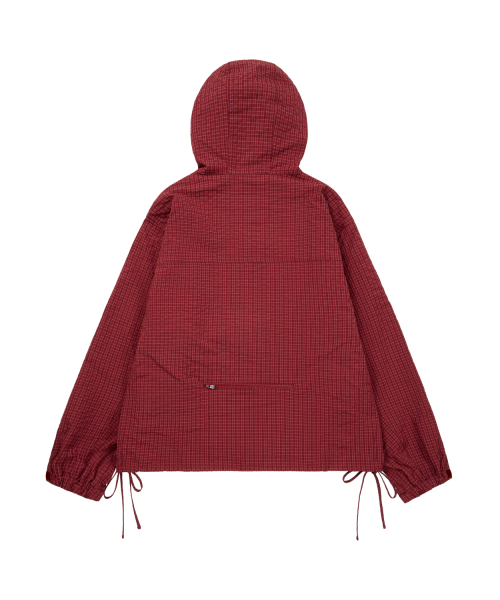 AAKAM（アーカム）の「Check Pattern Hooded Jacket (Burgundy)（ナイロンジャケット・レディース・その他・1/2）」の13枚目の写真