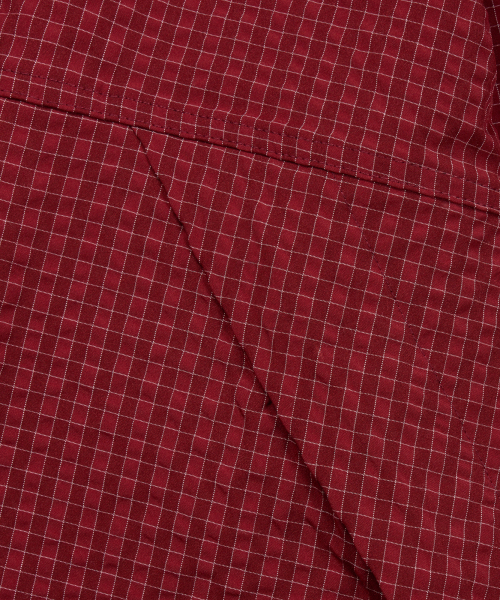 AAKAM（アーカム）の「Check Pattern Hooded Jacket (Burgundy)（ナイロンジャケット・レディース・その他・1/2）」の15枚目の写真