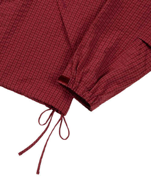 AAKAM（アーカム）の「Check Pattern Hooded Jacket (Burgundy)（ナイロンジャケット・レディース・その他・1/2）」の16枚目の写真