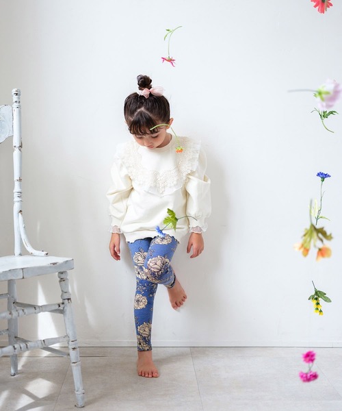 Rora(ローラ)の「ロザミア レギンス(レギンス/スパッツ・キッズ・ブルー・110cm/120cm/130cm/140cm/150cm)」の7枚目の写真