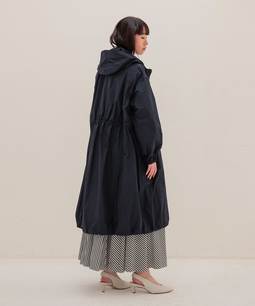 DRESSLAVE(ドレスレイブ)の「airy field coat(エアリーフィールドコート)(その他アウター・レディース・ホワイト/ネイビー・38)」の4枚目の写真