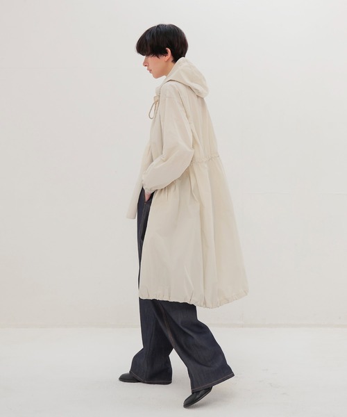 DRESSLAVE(ドレスレイブ)の「airy field coat(エアリーフィールドコート)(その他アウター・レディース・ホワイト/ネイビー・38)」の10枚目の写真