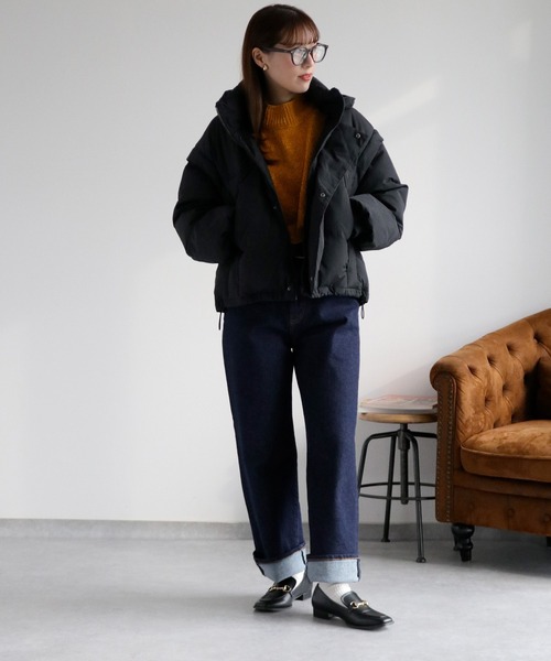 cepo(セポ)の「〈2way〉エアコンパフショートジャケット(ダウンジャケット/コート・レディース・ブラック/グレー・M/L)」の8枚目の写真