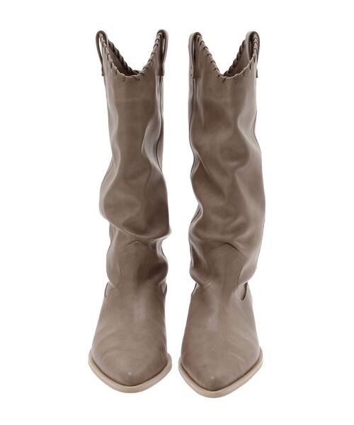 Ungrid（アングリッド）の「ポインテッドトゥウエスタンブーツ（ブーツ・レディース・ベージュ/シルバー/ブラック・S/M/L）」の16枚目の写真