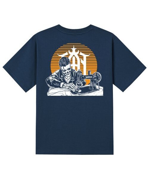 KAN6312(カン6312)の「KTN0157 カンカスタムスタイル 半袖Tシャツ - ネイビー(Tシャツ/カットソー・メンズ・その他・SMALL/MEDIUM/LARGE/X-LARGE)」の1枚目の写真