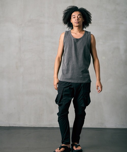 VIRGOwearworks(ヴァルゴウェアワークス)の「VINTAGE PIGMENT TANK(Tシャツ/カットソー・メンズ・ネイビー/オレンジ/ブラック・2/3/4)」の16枚目の写真