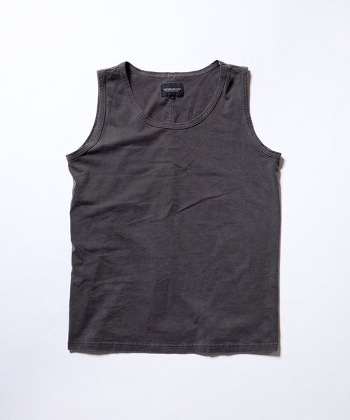 VIRGOwearworks(ヴァルゴウェアワークス)の「VINTAGE PIGMENT TANK(Tシャツ/カットソー・メンズ・ネイビー/オレンジ/ブラック・2/3/4)」の4枚目の写真