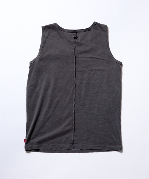 VIRGOwearworks(ヴァルゴウェアワークス)の「VINTAGE PIGMENT TANK(Tシャツ/カットソー・メンズ・ネイビー/オレンジ/ブラック・2/3/4)」の5枚目の写真