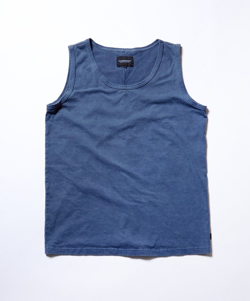 VIRGOwearworks(ヴァルゴウェアワークス)の「VINTAGE PIGMENT TANK(Tシャツ/カットソー・メンズ・ネイビー/オレンジ/ブラック・2/3/4)」の6枚目の写真