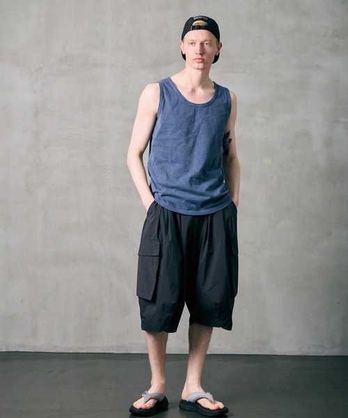 VIRGOwearworks(ヴァルゴウェアワークス)の「VINTAGE PIGMENT TANK(Tシャツ/カットソー・メンズ・ネイビー/オレンジ/ブラック・2/3/4)」の18枚目の写真