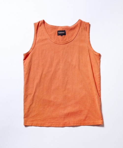 VIRGOwearworks(ヴァルゴウェアワークス)の「VINTAGE PIGMENT TANK(Tシャツ/カットソー・メンズ・ネイビー/オレンジ/ブラック・2/3/4)」の7枚目の写真