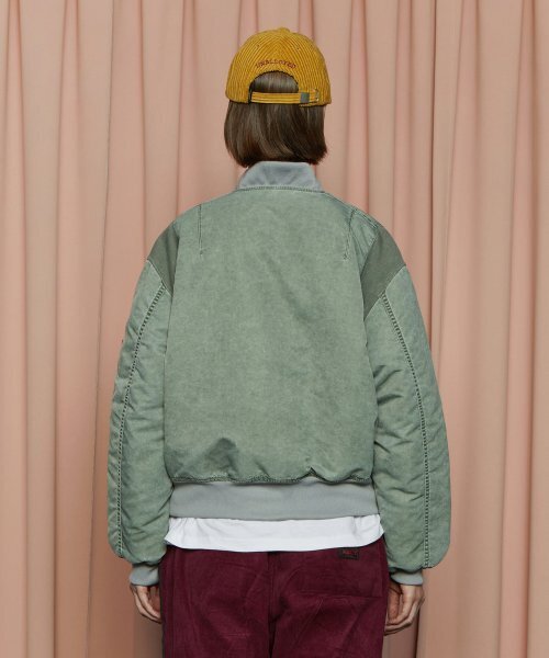 UNALLOYED(アナロイド)の「ピグメント MA-1 ジャンパー / カーキ(ブルゾン・レディース・その他・LARGE/MEDIUM)」の3枚目の写真